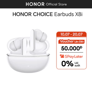 Tai Nghe Bluetooth Honor Choice Earbuds X8i | Bluetooth 6.0 | Pin 44 giờ | BH 12 tháng - Màu Trắng