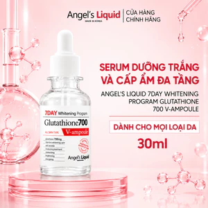Serum Dưỡng Trắng Da, Cấp Ẩm Đa Tầng 7Day Whitening Program Glutathione 700 V-Ample 30ml