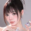 Lens mắt B30 Gray màu xám đen mắt mèo, viền đen bản to, size to - thương hiệu LUNA EYES