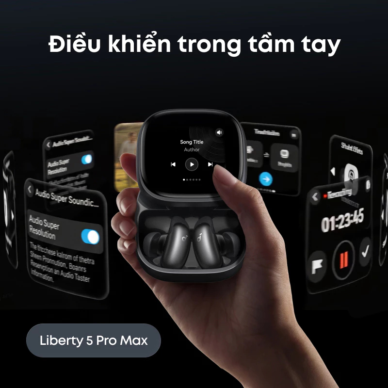 Tai Nghe Bluetooth Soundcore Liberty 5 Pro Max – Chống Ồn Chủ Động, Âm Thanh Hi-Res, Pin 50H | BigBuy360 - bigbuy360.vn