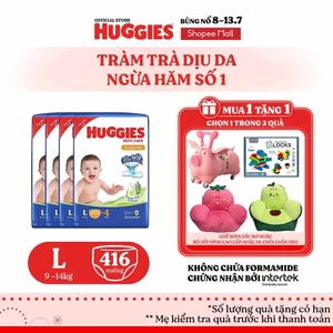 Combo 4 Tã quần Huggies Skincare Mega Jumbo M106/L96+8/XL84+4/XXL76+4