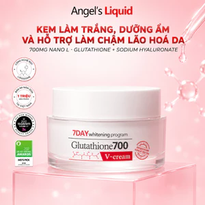 Kem Dưỡng Trắng Da Cấp Ẩm Đa Tầng Angel's Liquid 7Day Glutathione 700 V-Cream 50ml
