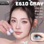Lens mắt E610 Blue màu xanh filter giọt nước nổi bật, size nhỏ - thương hiệu LUNA EYES