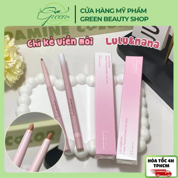 Chì Kẻ Viền Môi LULU&NANA 2 Đầu 3D Che Thâm Môi Hack Môi Tạo Hiệu Ứng Môi che viền thâm môi