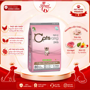 Thức ăn hạt cho mèo con Catsrang Kitten túi 2kg