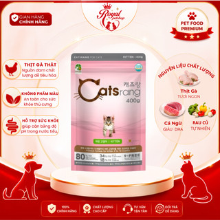 [Catsrang mèo nhỏ]- Thức ăn hạt khô cho mèo nhỏ Catsrang 400gr