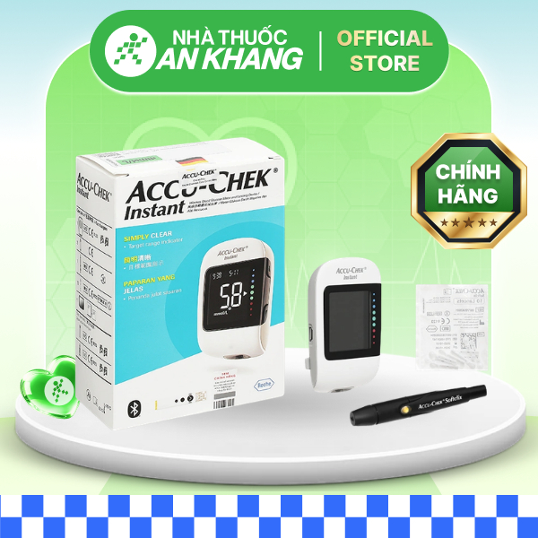 Máy đo đường huyết Accu-Chek Instant [Nhà Thuốc An Khang - Chính Hãng 100%]