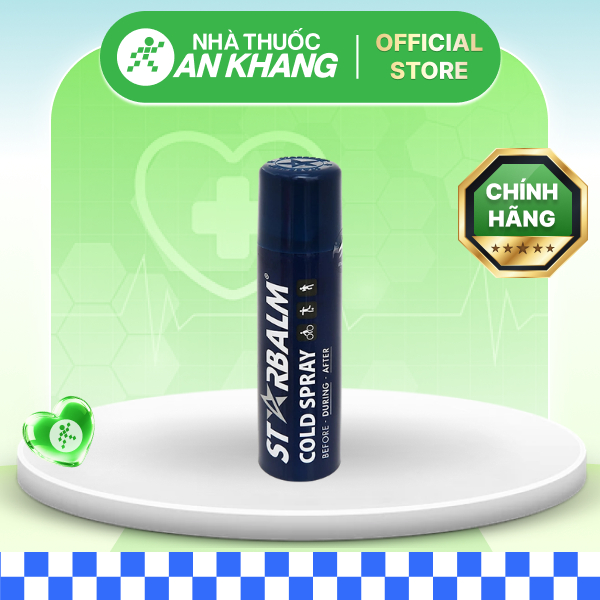 Xịt lạnh Starbalm Cold Spray giảm đau, kháng viêm cơ xương chai 150ml [Nhà Thuốc An Khang - Chính Hãng 100%]