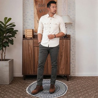 Quần dài kaki công sở MISFIT chất kaki co giãn, thấm hút mồ hôi tốt form slìmit DAIKAKI911