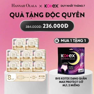 Combo 8 gói Băng Vệ Sinh Kotex Nhập Khẩu Cicada Siêu Mỏng Cánh 24cm 7 miếng