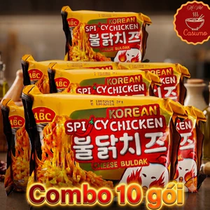 Mì Trộn ABC Gà Cay Phô Mai Hàn Quốc 80g - Mì Trộn Ăn Liền, Cay Nhẹ | Mì Việt Casumo.