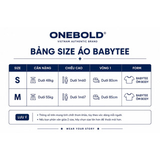 Áo Thun Trơn BABYTEE Brand ONEBOLD Cotton 230gsm, Họa Tết Sọc Ngang Phong Cách Hàn Quốc Nữ
