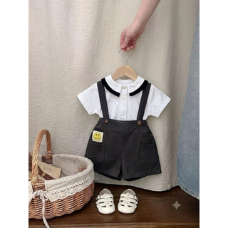 Set yếm công tử cho bé trai 5-10kg - áo kèm quần đeo cho bé mặc chụp ảnh, thôi nôi, sinh nhật