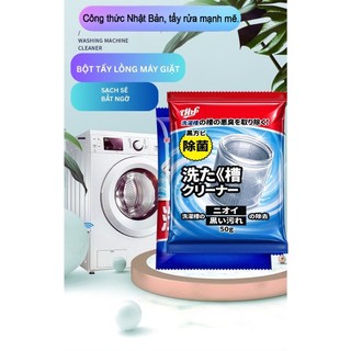 Bột Tẩy Lồng Máy Giặt Diệt Khuẩn Tẩy Các Vết Bẩn Tích Tụ Làm sạch máy giặt