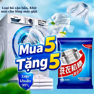 Bột Tẩy Lồng Máy Giặt Diệt Khuẩn Tẩy Các Vết Bẩn Tích Tụ Làm sạch máy giặt