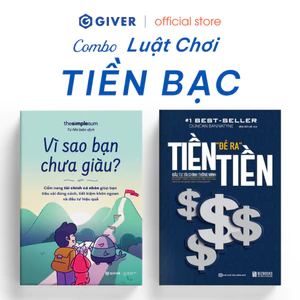 Sách - Combo 2 Cuốn - Vì Sao Bạn Chưa Giàu & Tiền Đẻ Ra Tiền - GIVER Books