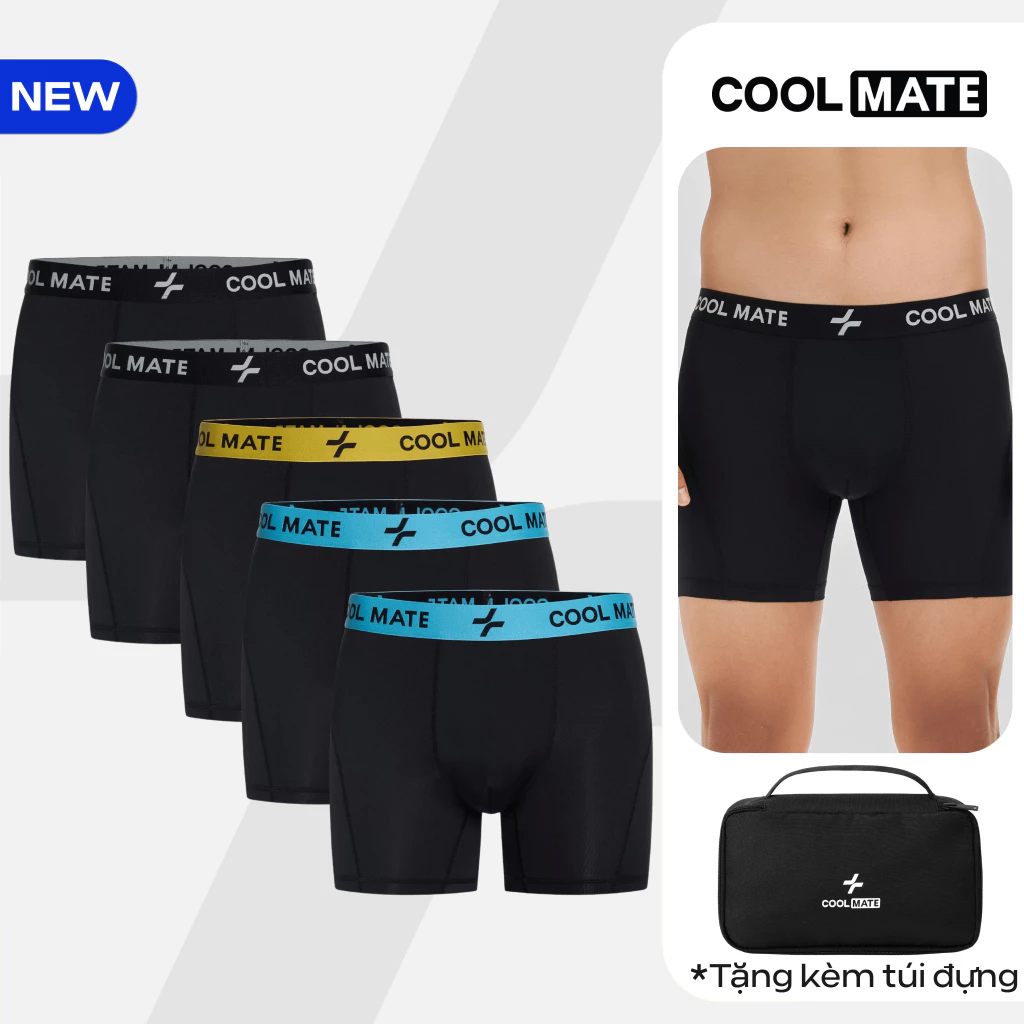 Pack 5 quần lót nam Trunk Sporty Colorline Coolmate