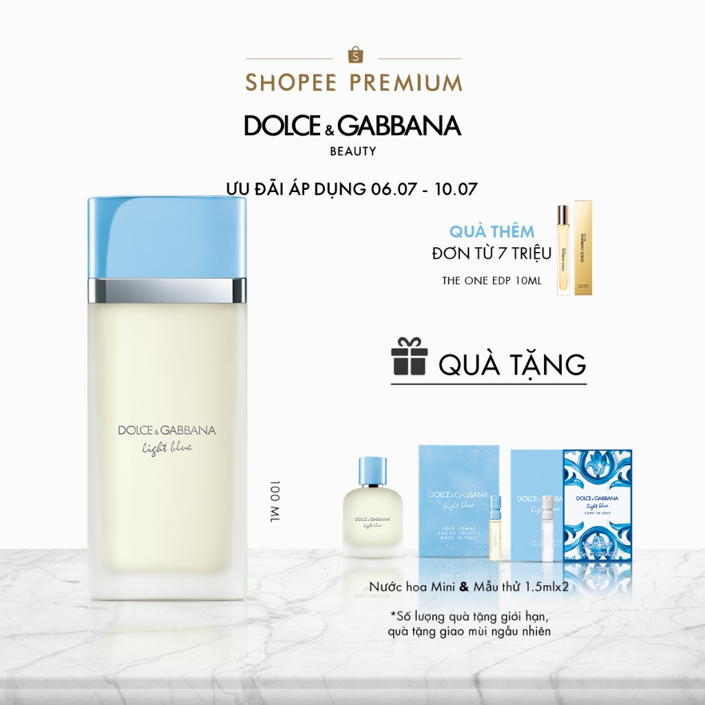 Nước Hoa Nữ Dolce&Gabbana Light Blue EDT 100ml