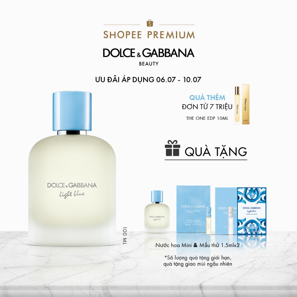Nước Hoa Nam Dolce&Gabbana Light Blue Pour Homme EDT 100ml