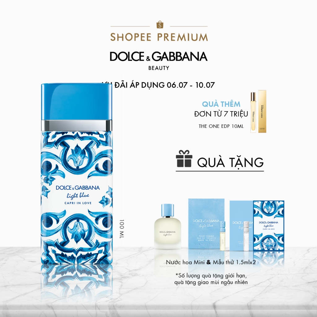 Nước Hoa Nữ Dolce&Gabbana Light Blue Capri In Love EDP 100ml