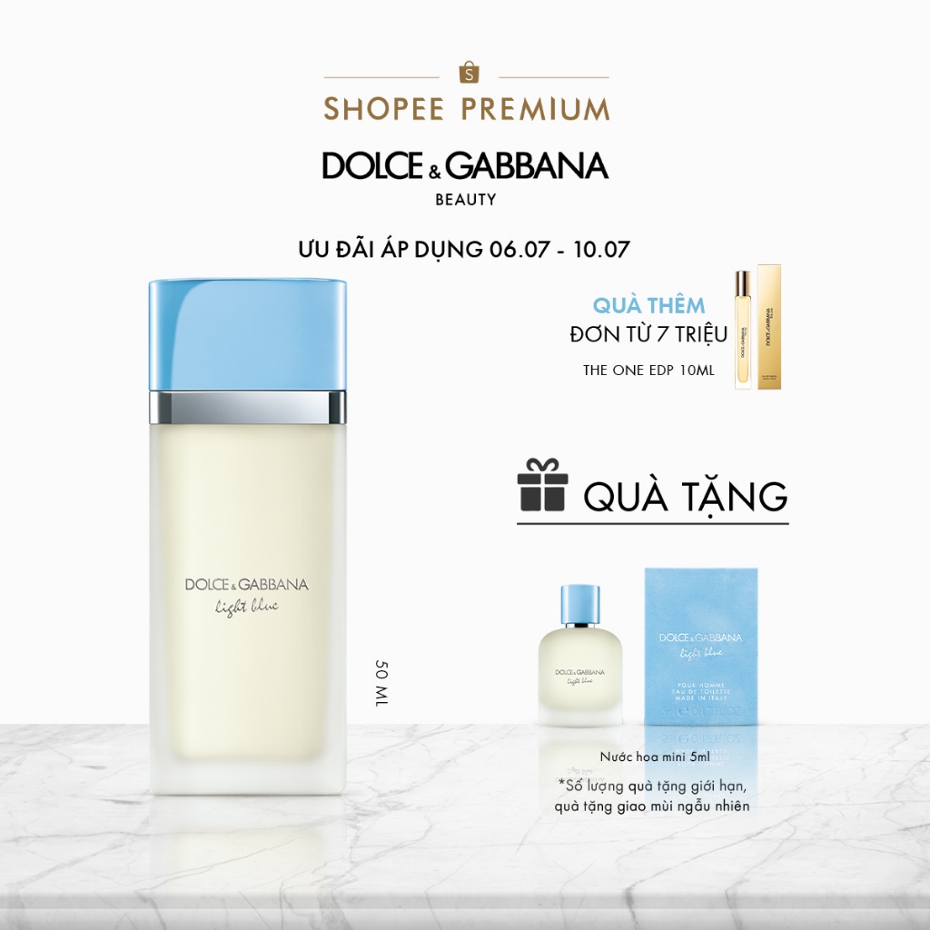 Nước Hoa Nữ Dolce&Gabbana Light Blue EDT 50ml