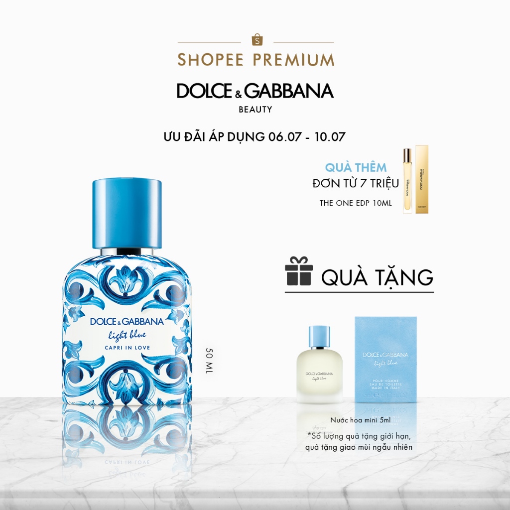 Nước Hoa Nam Dolce&Gabbana Light Blue Capri In Love Pour Homme EDP 50ml