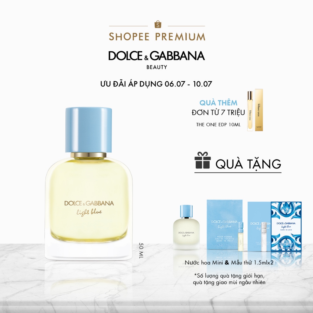 Nước hoa nam Dolce&Gabbana Light Blue Pour Homme EDP 50ml