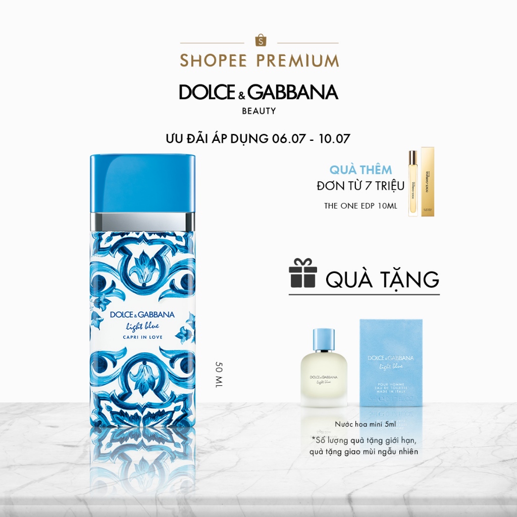 Nước Hoa Nữ Dolce&Gabbana Light Blue Capri In Love EDP 50ml