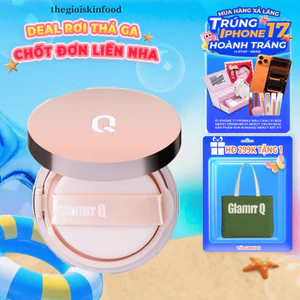 Phấn Nước Che Phủ Mỏng Mịn, Kiềm Dầu Hiệu Quả Glamrr Q Long Wear DD Cushion SPF50/PA+++