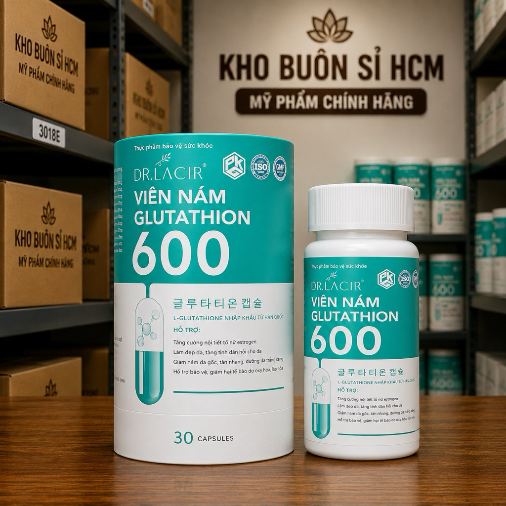dr lacir glutathione 600 Viên Uống 30 VIÊN How Fast Does a Hydrate Skin Concentration:500 MG/ML