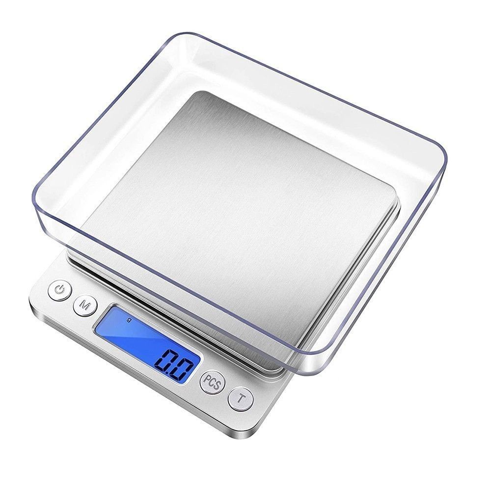 Cân Tiểu Ly Điện Tử Platform 3kg (Tặng Khay Nhựa), Cân Điện Tử Mini tiện lợi tại nhà