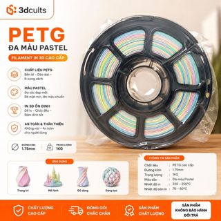 Nhựa in 3d PETG Cầu Vồng Pastel