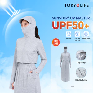 Áo khoác chống nắng NỮ SunStop Master chống tia UV dáng dài thoáng mát tối ưu TOKYOLIFE 40005960