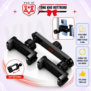 Phụ Kiện Livestream VUASI PJ06 Thanh Ngang 2 Kẹp Máy Điện Thoại  [ KHÔNG BAO GỒM CHÂN ]