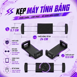 KẸP MÁY TÍNH BẢNG VUASI LÊN ĐẾN 12,9 ICNH, ĐA NĂNG VÔ CÙNG TIỆN LỢI Hỗ Trợ Quay Video, LiveStream