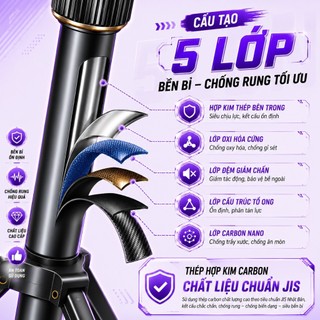 Chân Gậy Selfie Cao Cấp VUASI SG10 Giá Đỡ Điện Thoại , Chân Đèn Đa Năng Xoay 360° Kèm Túi Đựng