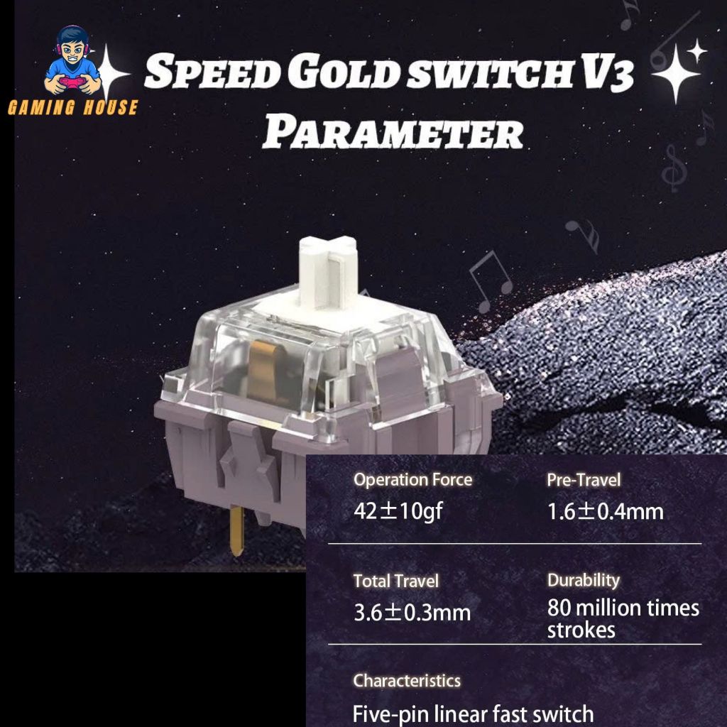 Switch bàn phím cơ Speed Gold V3