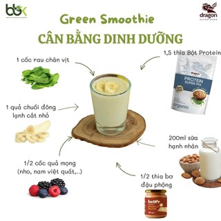 Bột Protein shake hữu cơ Dragon Superfoods đủ vị 450gr/ 500gr