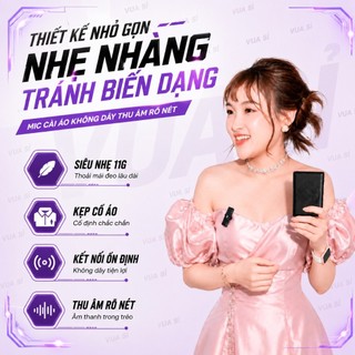 MIC TRỢ GIẢNG VUASI MIC THU ÂM KHÔNG DÂY CÀI ÁO KÈM LOA CÓ BLUETOOTH DẠY HỌC T57 THIẾT KẾ NHỎ GỌN