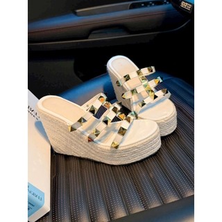 🍁🍁🍁Dép xuồng đinh đế cối nữ cao 12p