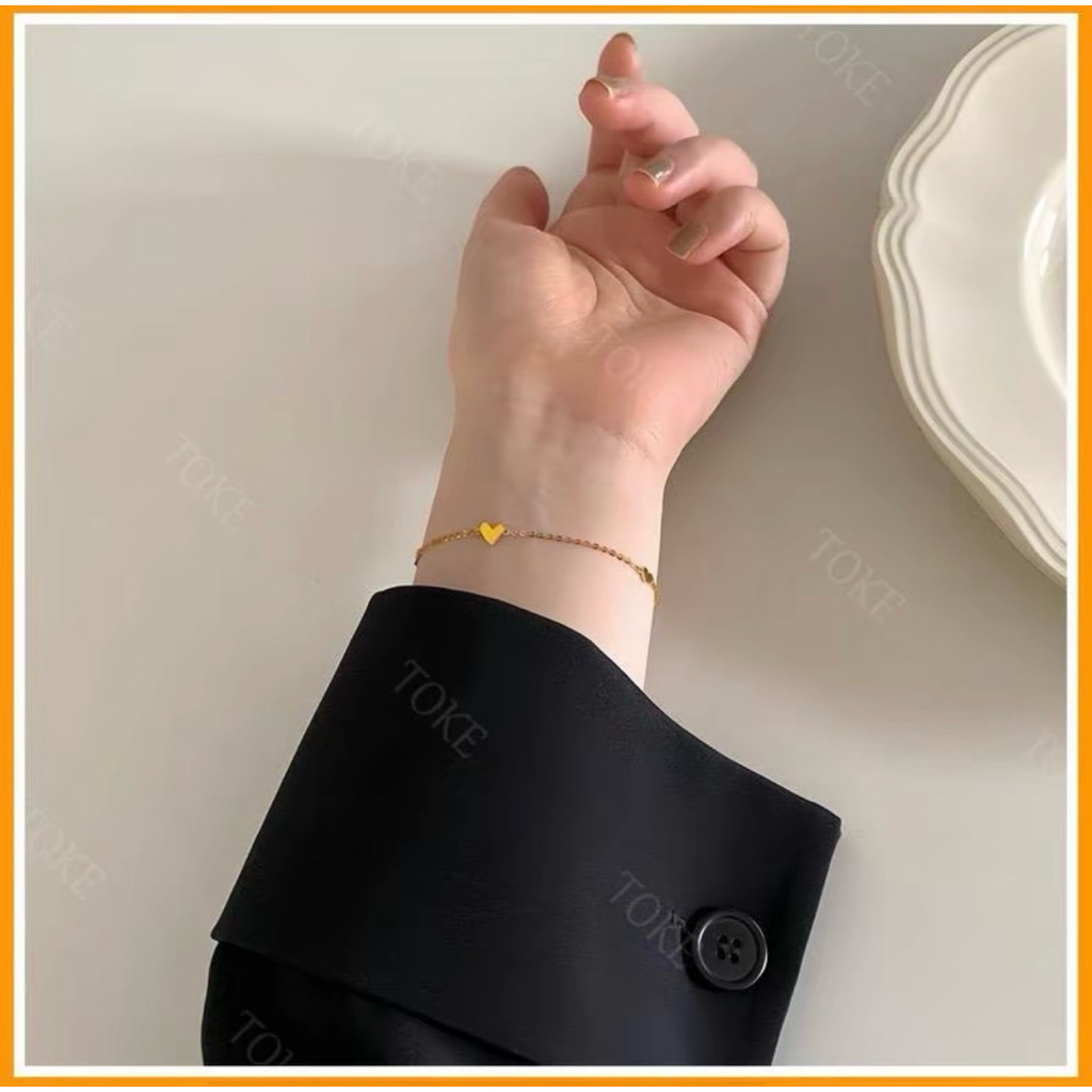 [Ko Đen Gỉ]Vòng tay titan cho nữ - thiết kế tinh tế - phong cách thời trang cao cấp - phụ kiện - quà tặng