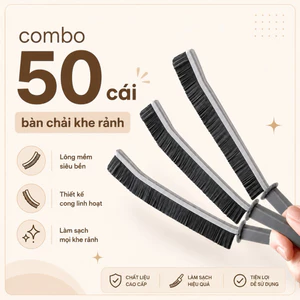 Combo 50 Cái Bàn Chải Vệ Sinh Khe Rãnh - Bàn Chải Cọ Khe Đa Năng, Làm Sạch Mọi Ngóc Ngách