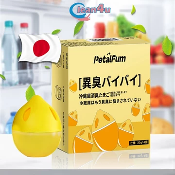 【4 cái】khử mùi tủ lạnh Hộp khử mùi tủ lạnh Sáp khử mùi tủ lạnh Diệt khuẩn 99% đánh bay mùi hôi khó chịu