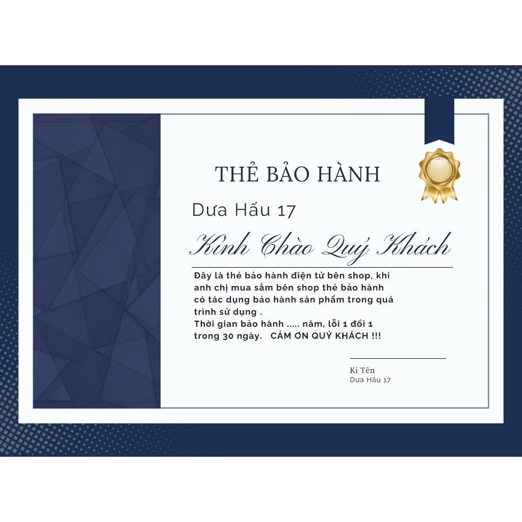 Thẻ Bảo Hành sản phẩm, từ khi nhận hàng shop. Tủ Sấy Quần Áo