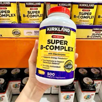 🌻🌼 [04/27] Viên Uống Kirkland SUPER B-COMPLEX 500 Viên từ MỸ – Bổ sung Vitamin B tổng hợp, tăng miễn dịch, giảm mệt mỏi