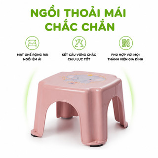 Ghế Đẩu Nhựa PP Chống Trượt Cho Bé Và Gia Đình GD146 - Ghế Đẩu Nhựa Mini Chống Trượt Chịu Lực