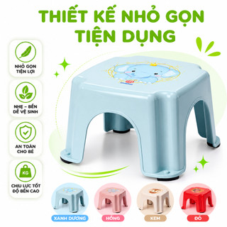 Ghế Đẩu Nhựa PP Chống Trượt Cho Bé Và Gia Đình GD146 - Ghế Đẩu Nhựa Mini Chống Trượt Chịu Lực