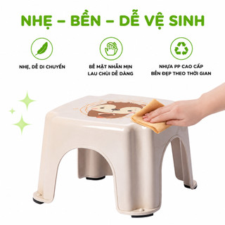 Ghế Đẩu Nhựa PP Chống Trượt Cho Bé Và Gia Đình GD146 - Ghế Đẩu Nhựa Mini Chống Trượt Chịu Lực