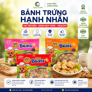 1KG Bánh Gấu Việt Thái Vị Socola, Vị Vani, Vị Dâu - Date Luôn Mới