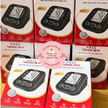 Máy Đo Huyết Áp Cánh Tay Sinocare ARM-30E+ Cảnh Báo Nhịp Tim Bất Thường, tiện lợi dễ sử dụng tại nhà, hàng chính hãng.